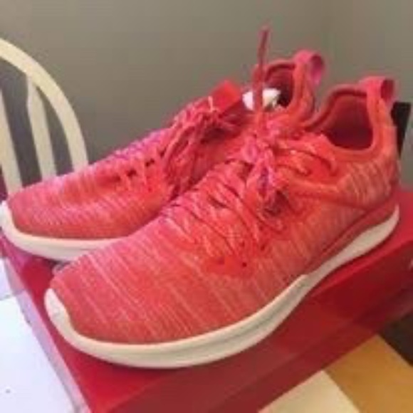 BRAND NEW girl puma ignite flash evoknit paradise pink shoes size 4Y - Picture 4 of 5